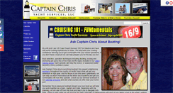 Desktop Screenshot of captainchrisyachtservices.com